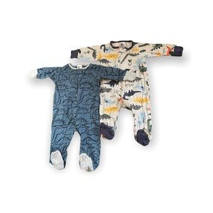 2 Pieces Gerber Sleep and Play Dinosaur 0-3 Months